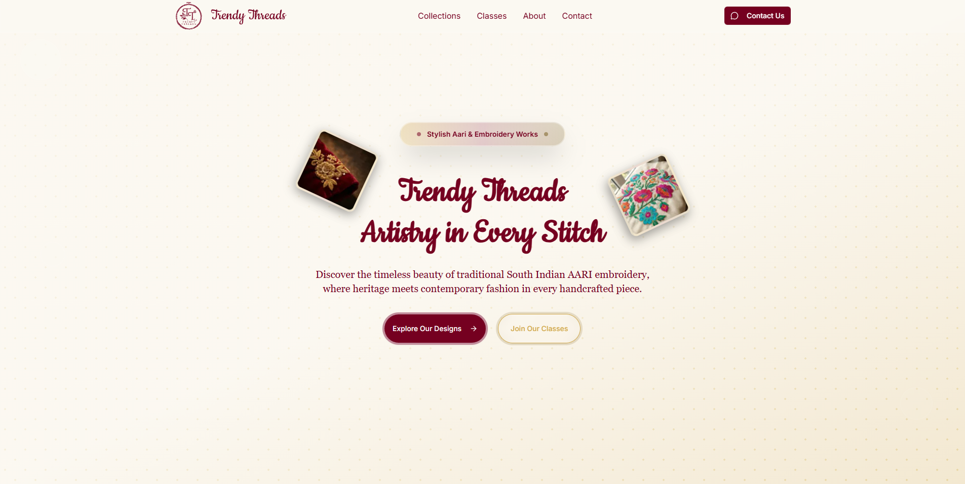 Trendy Threads Ecommerce Website